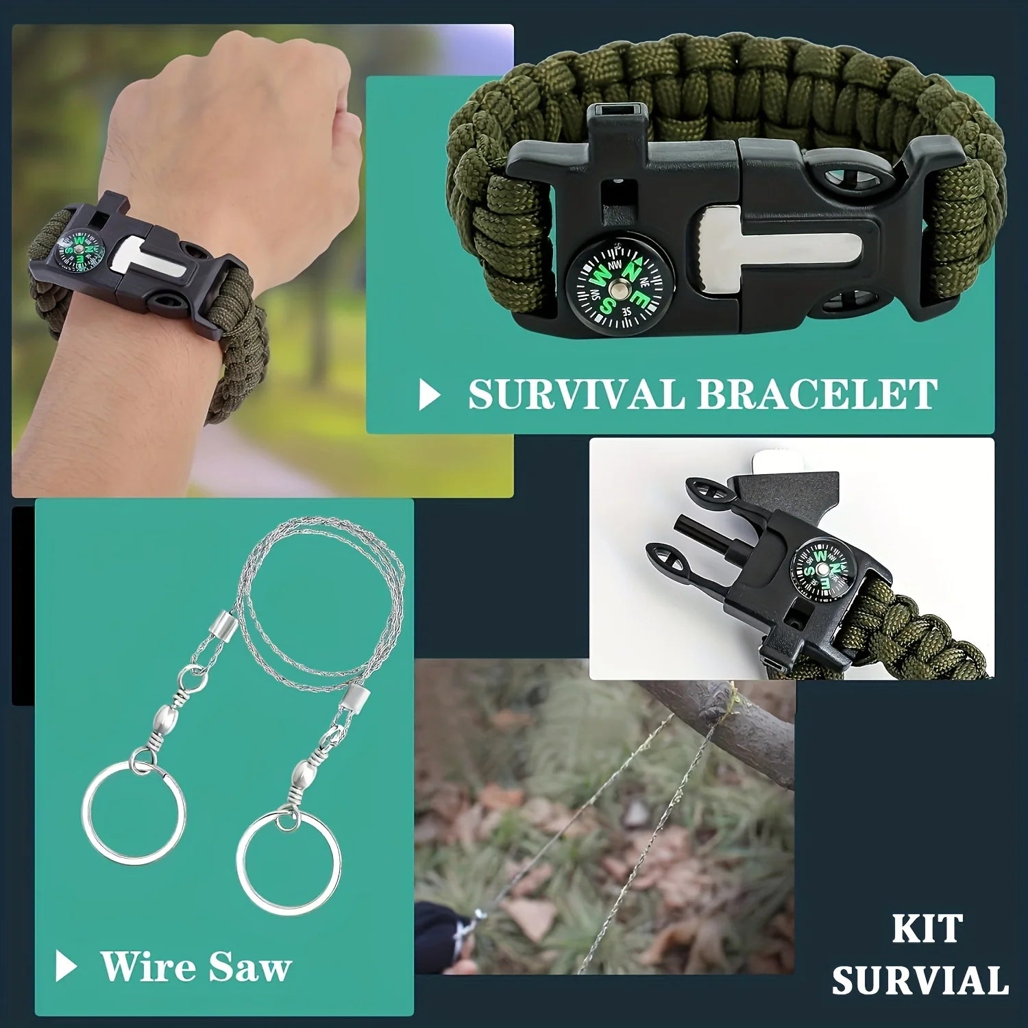 Ultimate Survival Equipment Set -20 in 1 Emergency Tools
