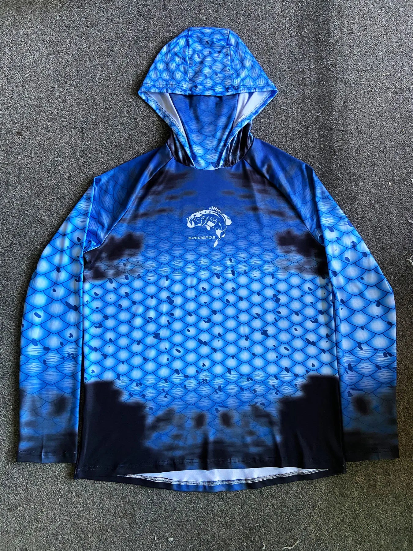 Men's Lightweight Fishing Hoodie Shirt Long Sleeve with Mask