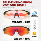 VICTGOAL Photochromic Sunglasses UV400 Protection