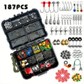 187pcs Ultimate Fishing Kit Set