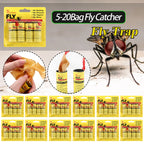 Sticky Trap Disposable Fly Trap Paper Strip Pest Control Sticky Glue Paper Non-Toxic Easy To Use Indoor Outdoor Use