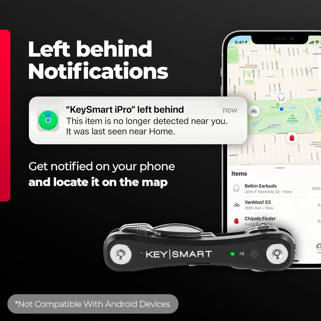 Smart Key Finder with GPS Tracking, Compatible with Apple Find My App