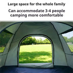 Outdoor Camping Tent With Two Doors and Two Windows