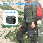 350W Solar Generator With Pure Sine Wave AC Outlets