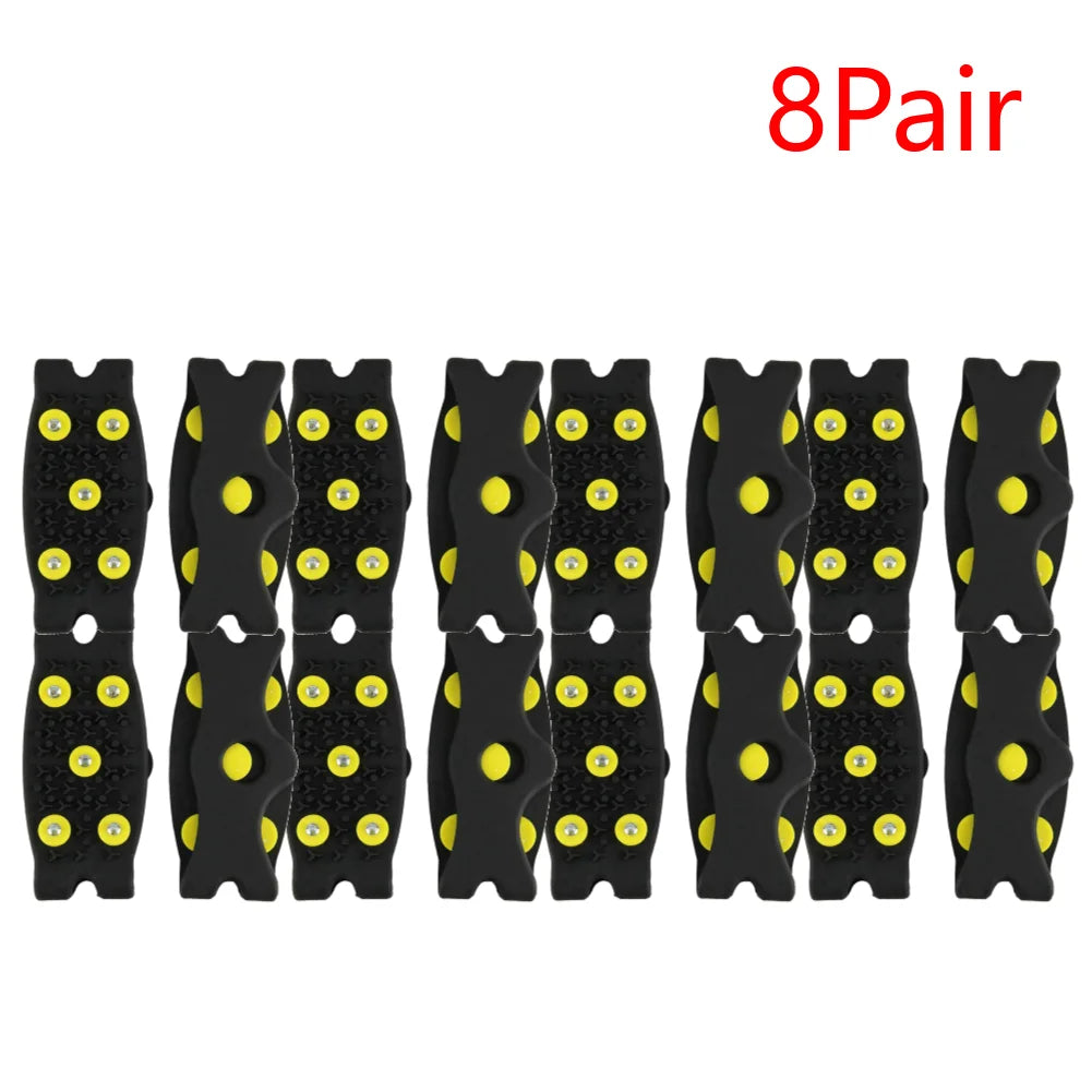 5-Stud Mountaineering Cleats Anti Slip Snow Claw Shoe Covers