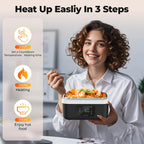 Wireless Electric Insulated Stainless Steel  Lunch Box