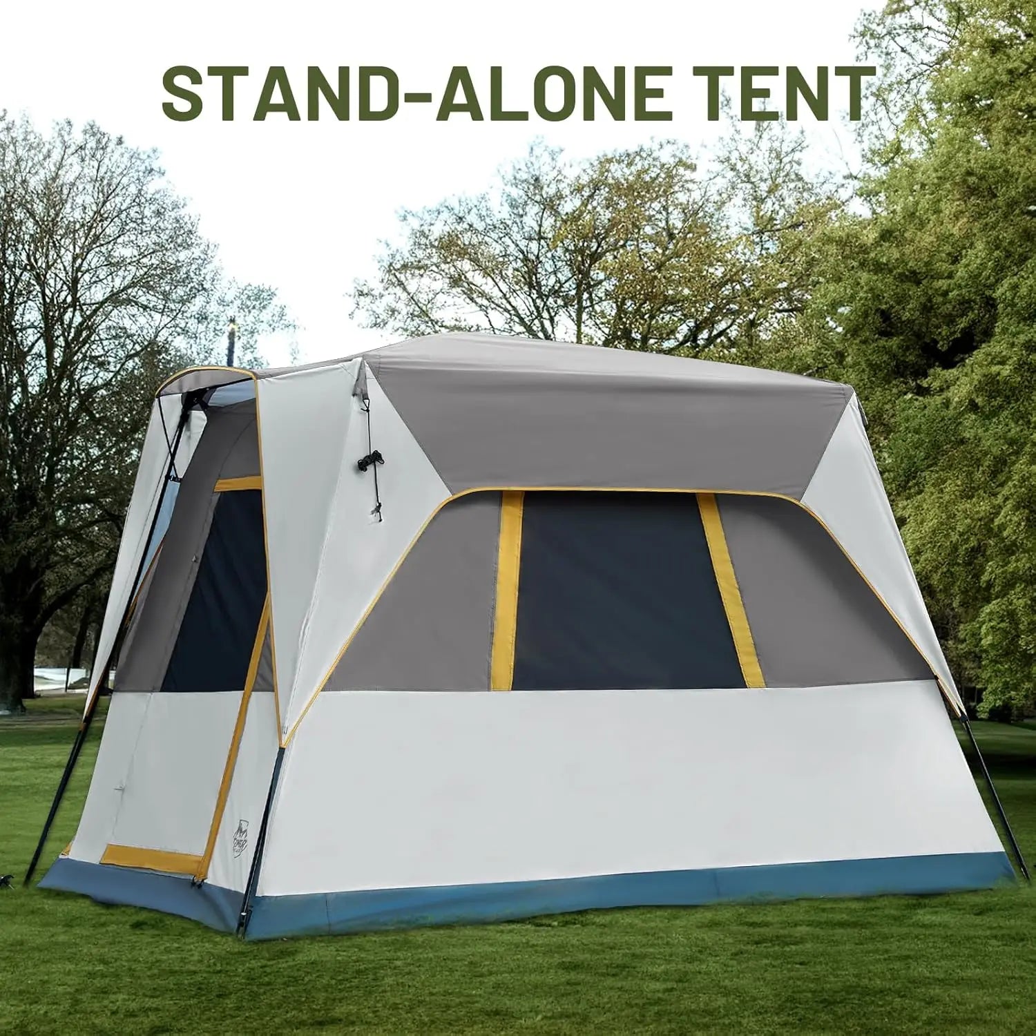 5-Person SUV Tent with Rainfly - Waterproof, Spacious 10'x8' Design for Car Camping & Standalone Use