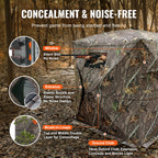 SucceBuy Hunting Blind  270° See Through Ground Blind 1-2 Person