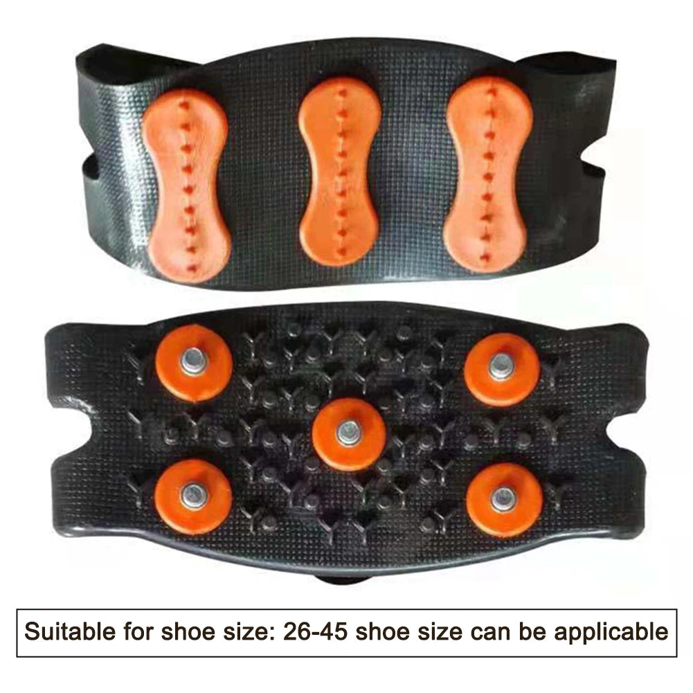 5-Stud Mountaineering Cleats Anti Slip Bundled Crampons