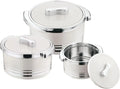 Insulated 3-Piece Casserole Dish Set with Lid