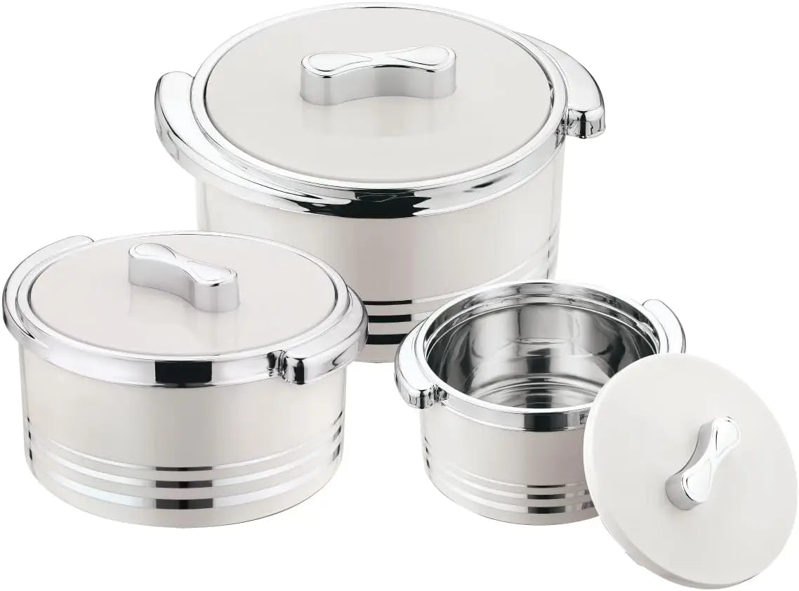 Insulated 3-Piece Casserole Dish Set with Lid