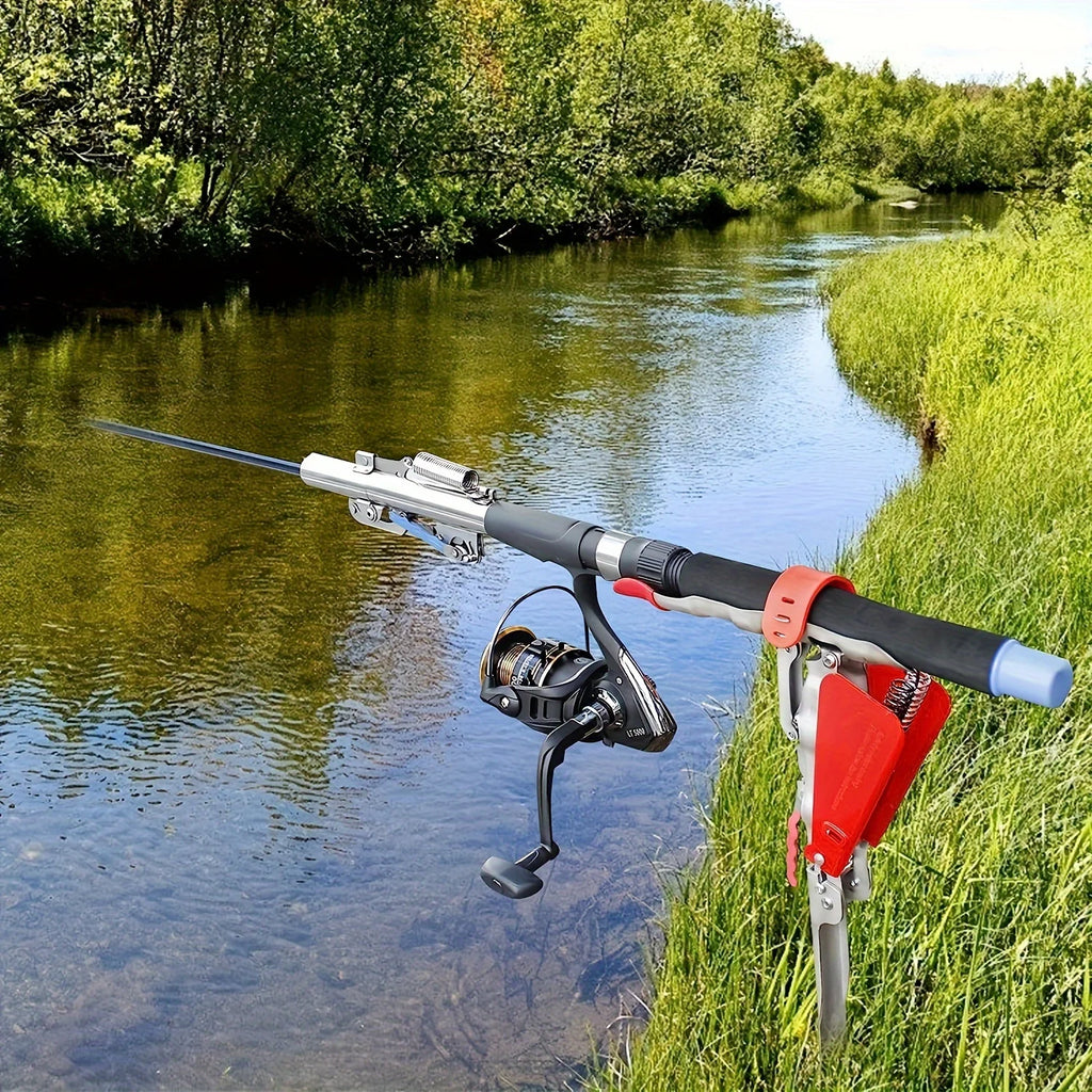 Automatic Spring Stainless Steel Fishing Rod Holder