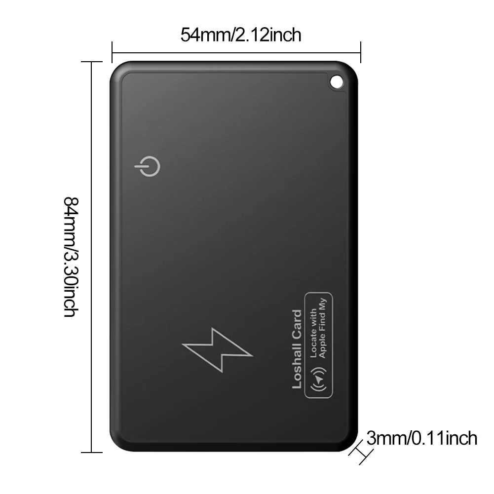 Wireless Charging Tracking Card Waterproof Ultra-thin Wallet Tracker