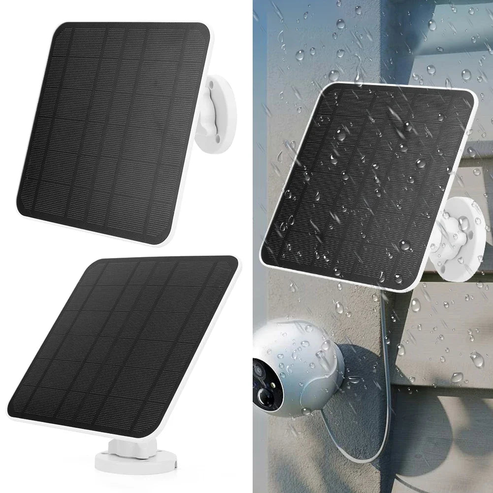 Solar Charging Panel Micro USB And USB-C Port