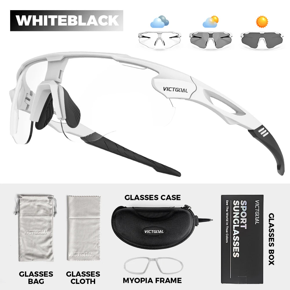 VICTGOAL Photochromic Sunglasses UV400 Protection
