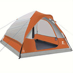 4 Person Pop Up Camping Tent With Removable Rain Fly