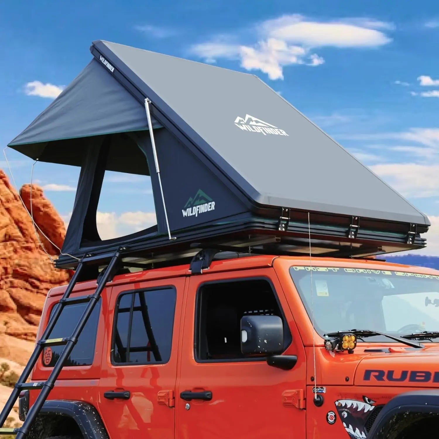 Modern 2 - 3 Person Roof Top Hard Shell Tent