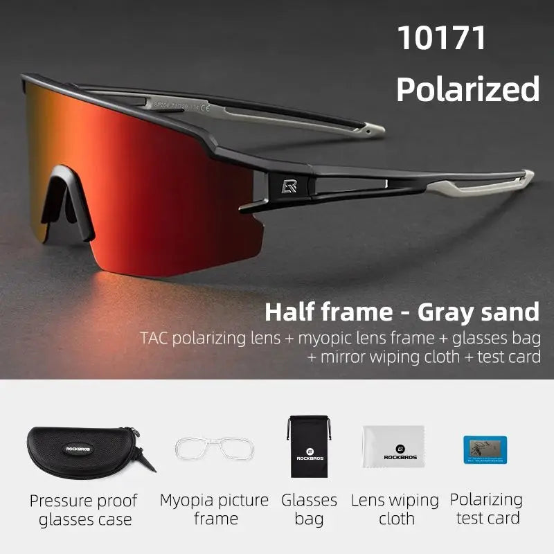 ROCKBROS Polarized UV400 Sport Sunglasses