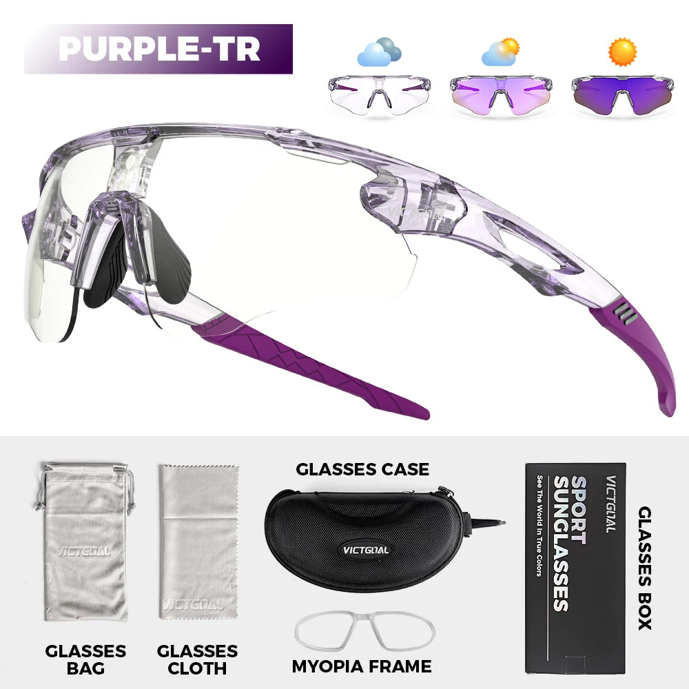VICTGOAL Photochromic Sunglasses UV400 Protection