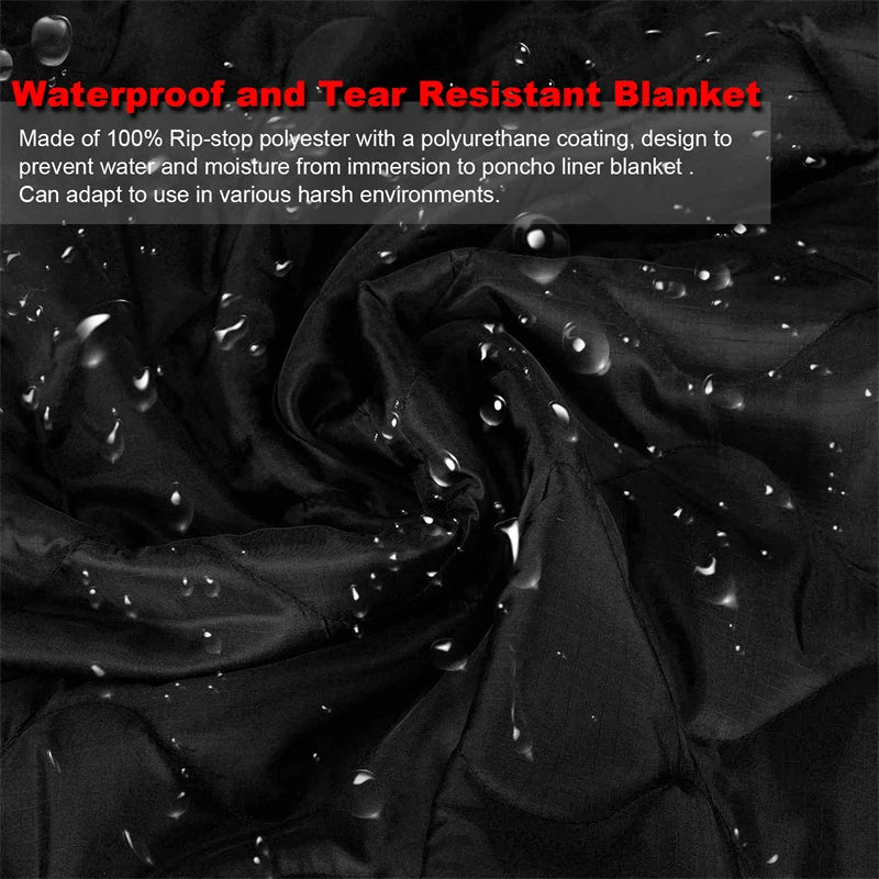 LQARMY Tactical Water Repellent Poncho Liner