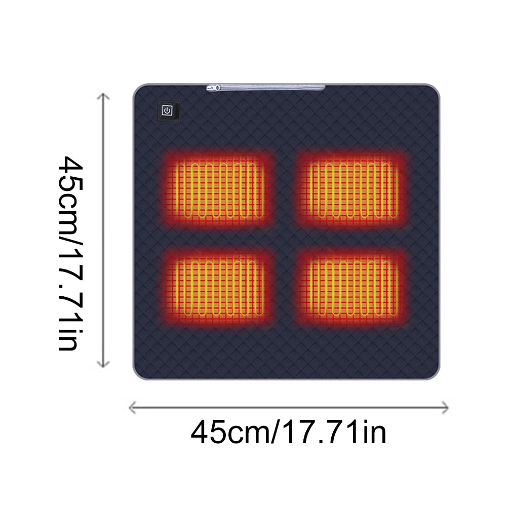 Heated Areas Camping Chair With 3 Adjustable Temperatures