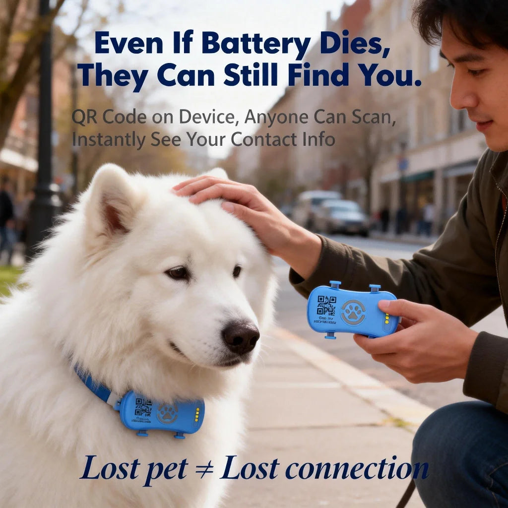 GPS Pet Tracker for Dogs And Cats With Real Time Tracking