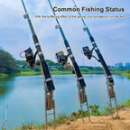Automatic Spring Fishing Rod Holder