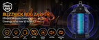 Electric Bug Zapper,Indoor Insect Killer with Switch Waterproof MosqMosquito  Repellent Outdoor, Fly Traps for Backyard Patio