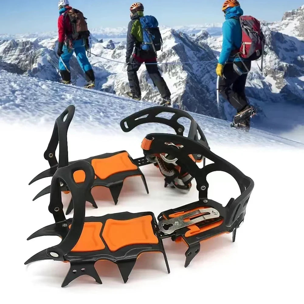 12/10 Teeth Ice Snow Grips for Boots Anti-slip Covers for Shoes
