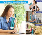 Smart Water Bottle with Reminder, Tracker, Rechargeable, 26 Oz