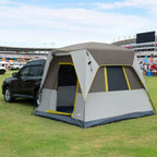 5-Person SUV Tent with Rainfly - Waterproof, Spacious 10'x8' Design for Car Camping & Standalone Use