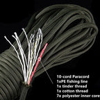 550 10-Core Paracord 4mm Rope