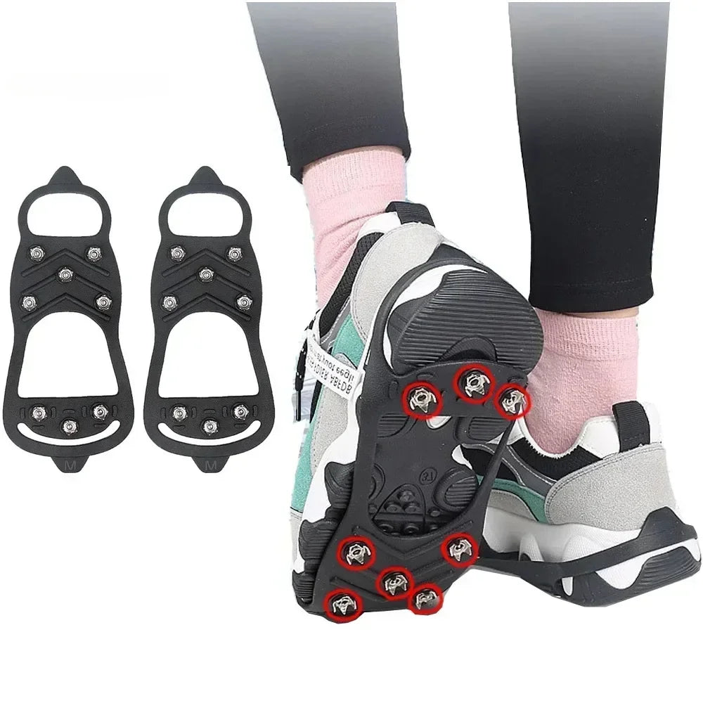 8 Teeth Ice Gripper Spike for Shoes Anti-Slip