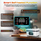 Wireless Electric Insulated Stainless Steel  Lunch Box